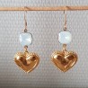 Boucles d'oreilles coeurs